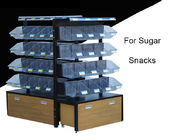多水平なキャンデーの陳列ケース、20箱のアクリル箱が付いているコンビニエンス ストア キャンデーの棚