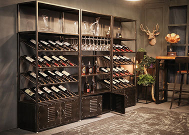 鋼鉄物質的なワインの棚キャビネット/ビール貯蔵の棚800*350*1800mm