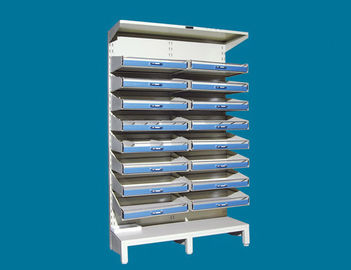 Multi Function Pharmacy Display Shelves For Hospital Steel Material