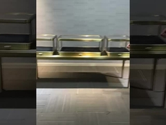 鍵付き 宝石店 展示台 2 ドア 1 棚 電気鍵 または 普通の鍵