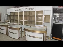 4000K-6000k LED照明でロック可能な宝石店のショーケース